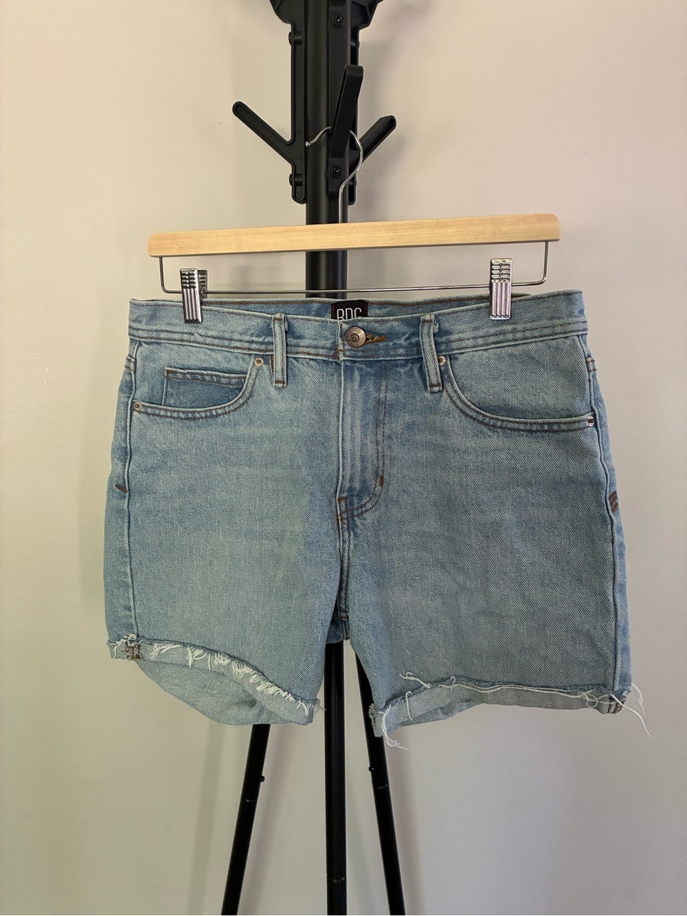 BDG Light Blue Denim Cutoff Shorts
